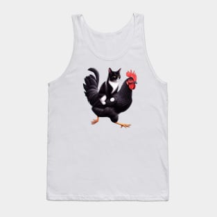 Cat On A Chicken Tank Top